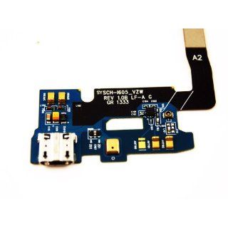Verizon Samsung Galaxy Note 2 SCH i605 USB Charge Port Flex Cable Microphone: Cell Phones & Accessories