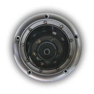 FIGURE MACHINE   VISION DERBY COVER   5 HOLE FOR TWIN CAM   BLONDE SILVER   CLEAR 607 1567: Automotive