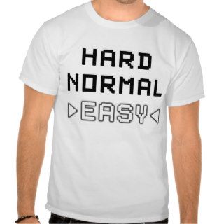 Difficulty Selection Shirts