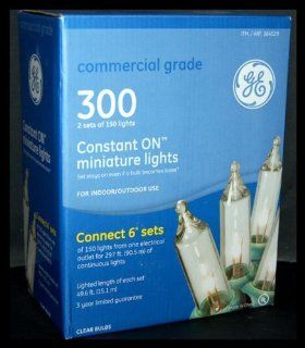 GE Commercial Grade 300 Constant ON Mini Lights for Indoor/Outdoor Use  Rope Lights  