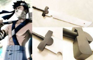 Dream2reality Cosplay Naruto Momochi Zabuza&. Hozuki Suigetsu Bust Medium Carbon Steel Sword : Martial Arts Swords : Sports & Outdoors