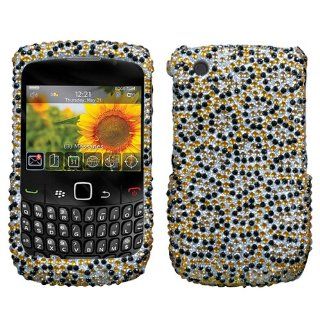 Hard Plastic Snap on Cover Fits RIM Blackberry 8520 8530 9300 9330 Curve, Curve 3G Leopard Skin Full Diamond/Rhinestone AT&T, Sprint, Verizon: Cell Phones & Accessories