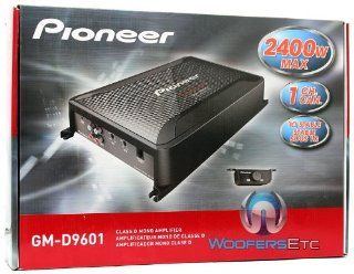 Pioneer Gm d9601 Amp 1 Ch Bass 2400w Subwoofers Speakers Car Stereo Amplifier : Vehicle Mono Subwoofer Amplifiers : Car Electronics