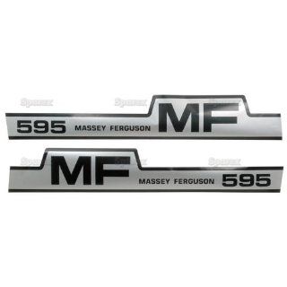 Massey Ferguson MF 595 Hood Decal Set: Everything Else
