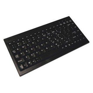 Adesso ACK 595 Mini Keyboard. 88KEY PS2 MINI KEYBOARD BLACK W/ EMBEDDED NUMERIC KEYPAD KEYB. PS/2   QWERTY   89 Keys: Computers & Accessories