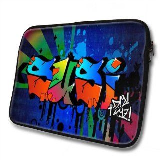 "Graffiti Names" designed for Susi, Designer 14''   39x31cm, Black Waterproof Neoprene Zipped Laptop Sleeve / Case / Pouch. Cell Phones & Accessories