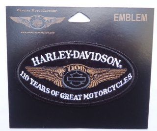 Harley Davidson 110th Anniversary Oval Vest Jacket Emblem Patch: Everything Else