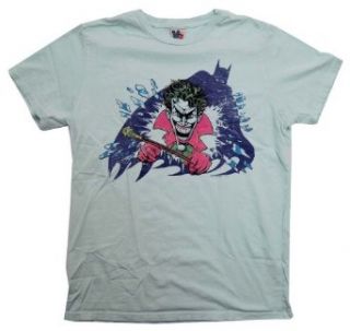 Batman And The Joker DC Comics Vintage Style Junk Food Adult T Shirt Tee: Movie And Tv Fan T Shirts: Clothing