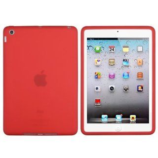 CommonByte Red Silicone Rubber Case Cover Skin For Apple Apple iPad Mini / iPad Mini 2 (iPad Mini with Retina display) Tablet: Computers & Accessories