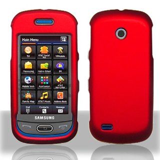 Red Hard Cover Case for Samsung Eternity II 2 SGH A597: Cell Phones & Accessories