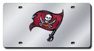 NFL Tampa Bay Buccaneers Sword License Plate Cover (Silver): Sports & Outdoors