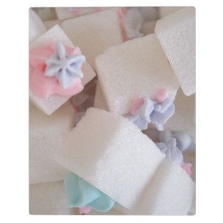 Decorated Sugar Cubes Plaques