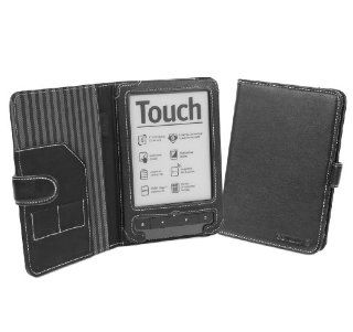 Cover Up PocketBook Touch 622 (6") Cover Case (Book Style)   Black: Electronics