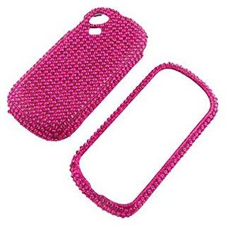 Rhinestones Protector Case for T Mobile Sparq / Alcatel 606, Hot Pink Full Diamond: Cell Phones & Accessories