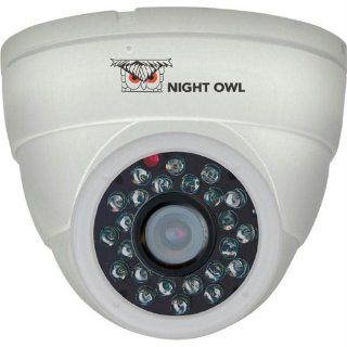 Night Owl Security CAM DM624 W Hi Resolution 600 TVL Security Dome Camera with 50 Feet of Night Vision (White)  Home Security Systems  Camera & Photo