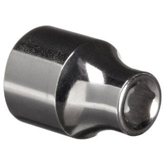 Martin B608 1/4" Type I Opening 3/8" Square Drive Socket, 6 Points Standard, 1 1/8" Overall Length, Chrome Finish: Socket Wrenches: Industrial & Scientific