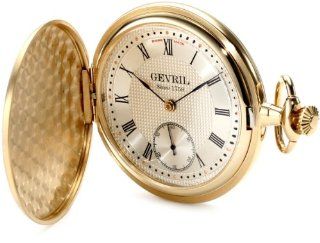 Gevril Men's G624.995.56 "1758 Collection" Mechanical Hand Wind Swiss Pocket Watch: Watches