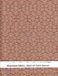 ALB Fabrics Inca Silk Blend Red/Wheat 1.625 Yards Upholstery Fabric GC3: Everything Else