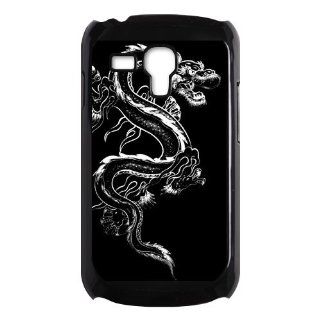 White Dragon Drawing Samsung Galaxy S3 Mini Case for Samsung Galaxy S3 Mini Cell Phones & Accessories