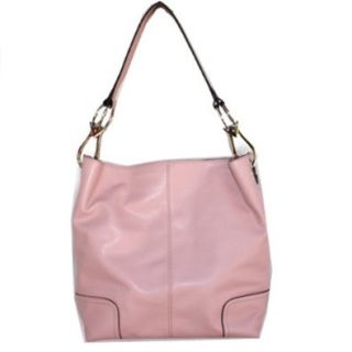 Classic Tall Large TOSCA Hobo Shoulder Handbag Silver Buckles Italy (Baby Pink): Shoes
