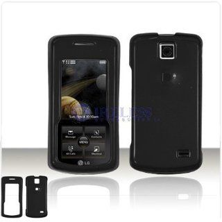 Hard Plastic Black Phone Protector Case For LG Venus VX8800: Cell Phones & Accessories