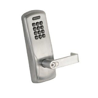 Schlage Electronics CO 100 Series Standalone Electronic Lockset with Keypad, Cylindrical Lock, Accepts Schlage FSIC Core, Rhodes Lever, Satin Chrome Finish, For Classroom or Storeroom Use: Door Lock Replacement Parts: Industrial & Scientific