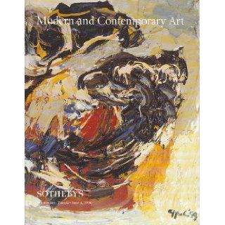 Modern and Contemporary Art, Sale 647, June 4, 199 Sotheby & Co. Books