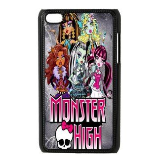 Monster High   Alicefancy Personalized Design Cartoon Cover Case For Ipod Touch 4 IDF20011 : MP3 Players & Accessories