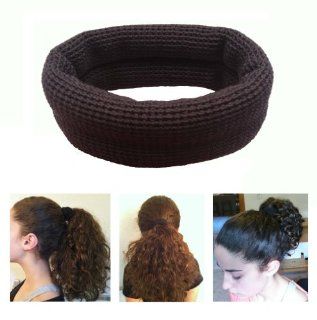 Burlyband   (3 Pack) Premium Ponytail Holder for Extra Thick Hair. A Seamless Heavy Duty Elastic Hair Tie with Super Strong Hold and Easy Removal. : Beauty