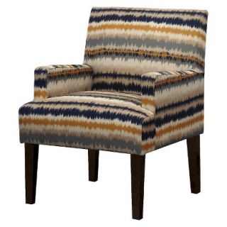 Skyline Upholstered Chair: Dolce Arm Chair   Flame Stitch Stripe