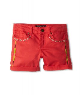 Lucky Brand Kids High Rise Riley Twill Short Girls Shorts (Red)