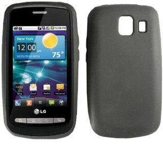 Verizon OEM Vortex LG Vs660 VS 660 Soft Gel Silicone Skin Cover Protective Case Black in Verizon Oem Retail Package: Cell Phones & Accessories