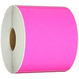 Aviditi DL635K Rectangle Inventory Color Coded Label, 6" Length x 4" Width, Fluorescent Pink (Roll of 500): Industrial & Scientific