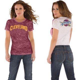 NBA Touch by Alyssa Milano Cleveland Cavaliers Women's Super Fan T Shirt (Large) : Sports Fan T Shirts : Sports & Outdoors