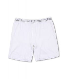 Calvin Klein Underwear Superior Cotton Long Sleep Short M1023 Mens Pajama (White)