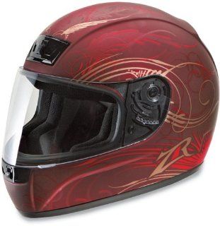 Z1R Phantom Monsoon Helmet , Size: XS, Distinct Name: Wine Monsoon, Helmet Type: Full face Helmets, Helmet Category: Street, Primary Color: Red, Gender: Mens/Unisex 0101 3330: Automotive