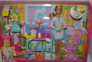 Mattel Barbie I Can Be Newborn Baby Doctor Playset: Toys & Games