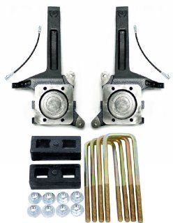 Toyota Tundra 2 Wheel Drive Lift Kit 3.5 inch Spindle and 2" Cast Steel Blocks: Automotive