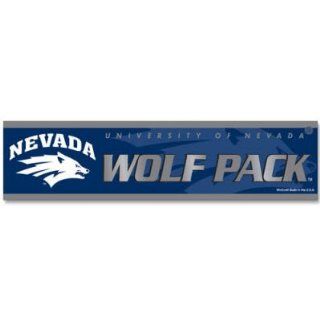 University of Nevada Reno Wolf Pack Car Bumper Sticker  Sports Fan Bumper Stickers  Sports & Outdoors