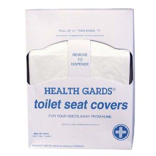 Hospeco Health Gards HG QTR 5M Quarter Fold Toilet Seat Covers (25 Packs of 200): Industrial & Scientific