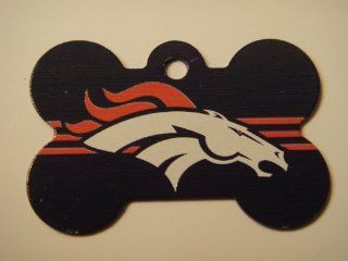 Custom Engraved NFL Denver Broncos Dog I.D. Tag : Pet Identification Tags : Pet Supplies