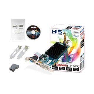 HIS H645H2GD1 Radeon HD 6450 2GB (64bit) DDR3 Displayport DL DVI D (HDCP) VGA PCIe x1 2.1 Low Profile Graphics Card: Computers & Accessories