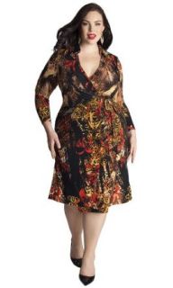 IGIGI Women's Plus Size Bentley Wrap Dress 26/28 at  Womens Clothing store: