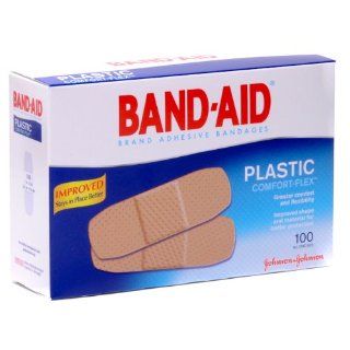 BAND AID Plastic Adhesive Bandages: Health & Personal Care