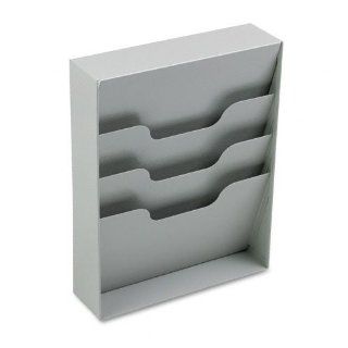 Buddy Products Short Stationery Rack, Steel, 14.675 x 3.25 x 11.375 Inches, Platinum (0792 32) : Office Desk And Drawer Organizers : Office Products