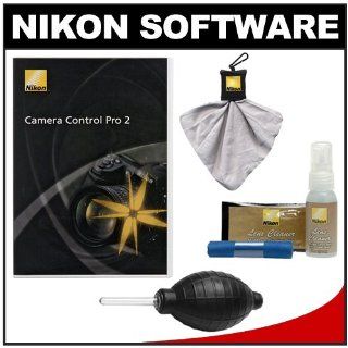 Nikon Camera Control Pro 2 Software Full Version + Nikon Cleaning Kit & Spudz + Blower for D4, D3s, D3x, D7000, D300s, D600, D700, D800, D3100, D3200, D5100, D5200 : Digital Slr Camera Bundles : Camera & Photo