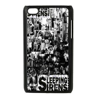 PC Beauty Custom Design 8 Sleeping with Sirens Black Print Hard Cover Case for iPod Touch 4 : MP3 Players & Accessories