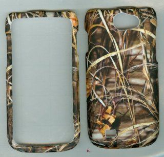 Samsung Exhibit II li 2 4G Galaxy W 4G SGH T679 T679M i8150 T MOBILE Phone CASE COVER SNAP ON HARD RUBBERIZED SNAP ON FACEPLATE PROTECTOR NEW CAMO HUNTER GRASS: Cell Phones & Accessories