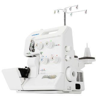 Juki Pearl Line MO 654DE 2/3/4 Thread Serger with BONUS I WANT IT ALL PACKAGE! Includes: 8 Piece Foot Kit, Serger Tote, 8 Thread Cones, 50 Needles, Electronic Workbook, Instructional DVD!