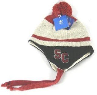 South Carolina Gamecocks Tassel Knit Beanie Stripe Design : Sports Fan Beanies : Sports & Outdoors